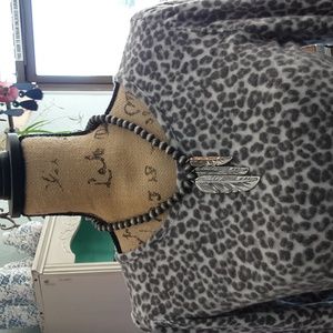 Cheekys Brand Navajo Bead Necklace with Feather pendants